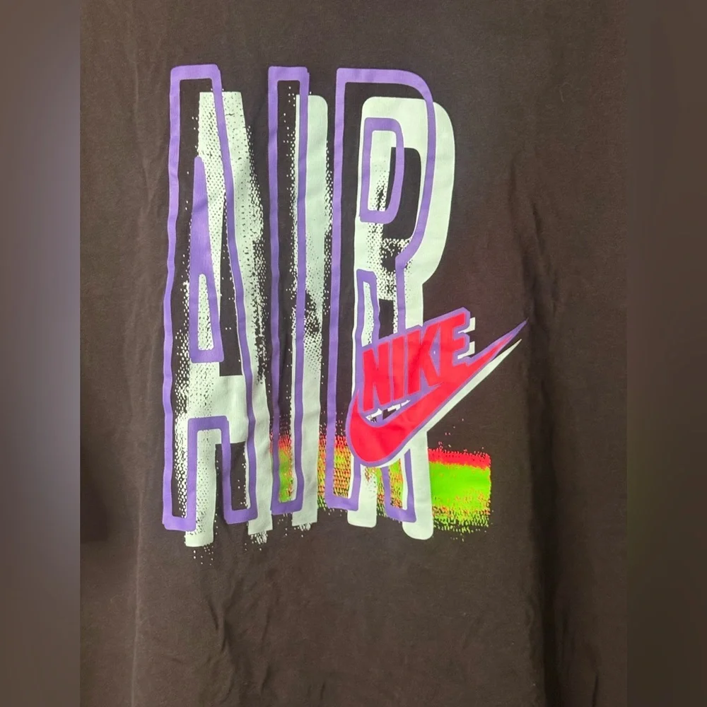 Men’s Nike Air Swoosh Logo Multicolor XXL Black Short sleeve T shirt